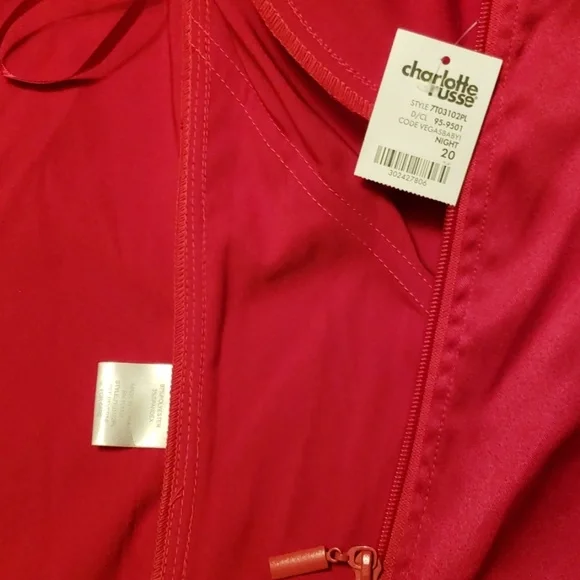 Red Bustier/tags attached. Never worn. - Picture 3 of 5